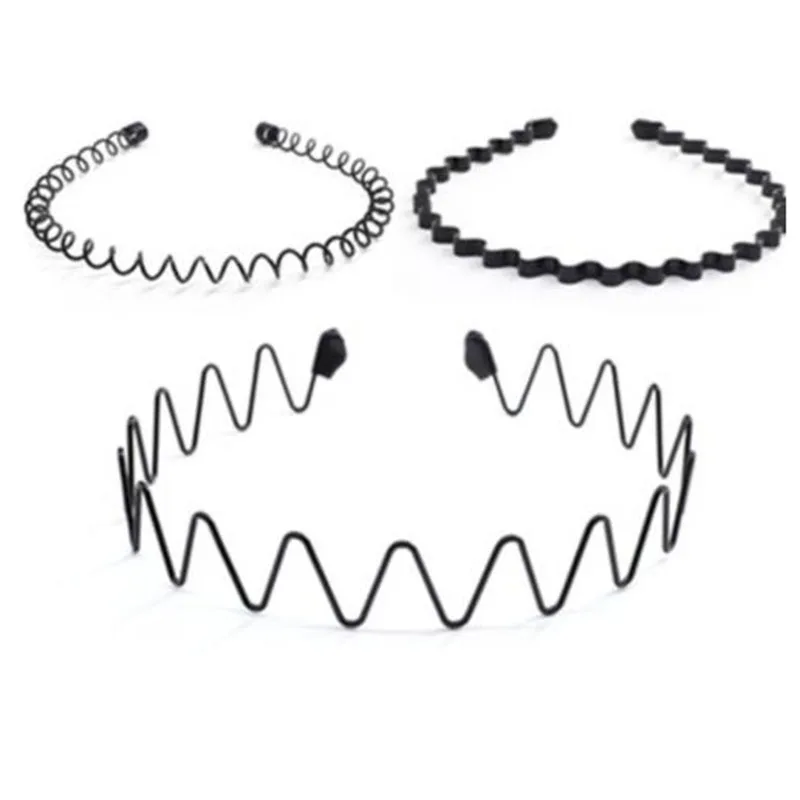 Black Headband Unisex Sports Fashion Hair Accessories Wave Hair Band Metal Hairband Headwear Резинки Для Волос
Black Headband Unisex Sports Fashion Hair Accessories Wave Hair Band Metal Hairband Headwear Резинки Для Волос