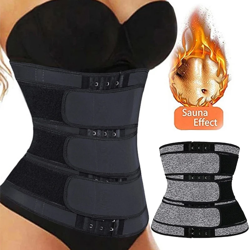 

New Adjustable Hook Shaperwear Waist Trainer Women Sauna Belt Weight Loss Cincher Body Shaper Tummy Control Strap Slimming Sweat