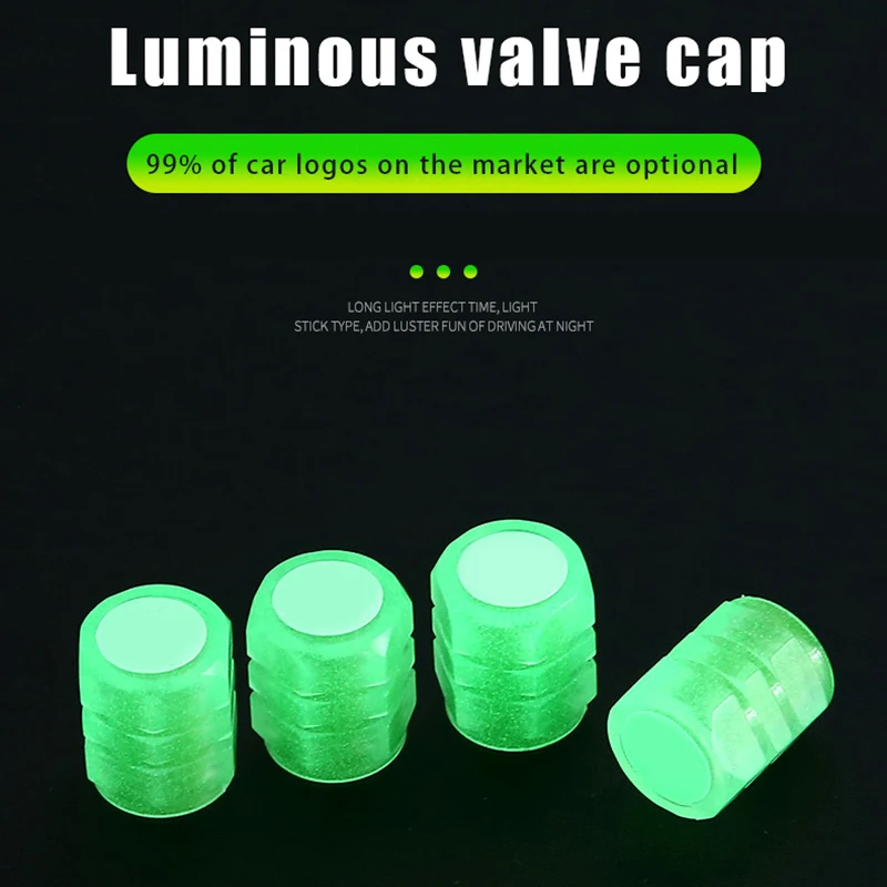 4 pcs Car Tire Luminous Valve Cap Cover Motorcycle Bike Wheel Hub Glowing Valve Cover Tire Decora Auto Styling Tyre Accessories
4 pcs Car Tire Luminous Valve Cap Cover Motorcycle Bike Wheel Hub Glowing Valve Cover Tire Decora Auto Styling Tyre Accessories