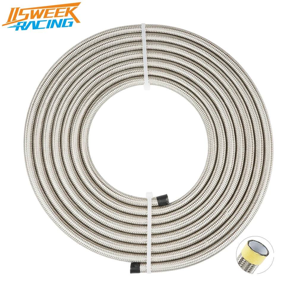 6 м / 19 футов плетеный топливный шланг из нержавеющей стали PTFE E85 этанол топливная линия для впрыска топлива для всех видов масла, газа, топлива, смазки, спирта
6 м / 19 футов плетеный топливный шланг из нержавеющей стали PTFE E85 этанол топливная линия для впрыска топлива для всех видов масла, газа, топлива, смазки, спирта