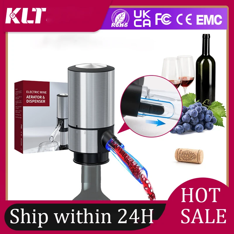 Electric Wine Aerator Decanter Automatic Wine Dispenser Accessories Pourer for Party Home Kitchen Barware Sobering Tool
Electric Wine Aerator Decanter Automatic Wine Dispenser Accessories Pourer for Party Home Kitchen Barware Sobering Tool