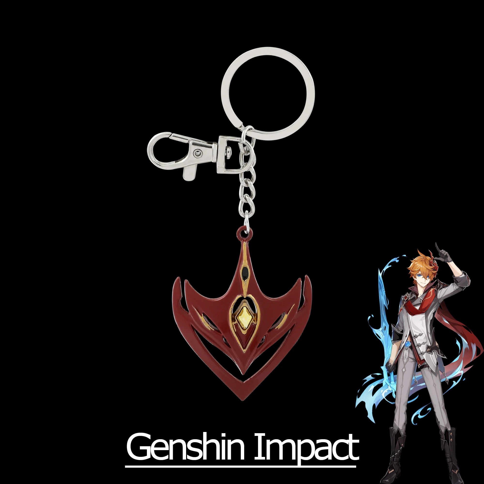 Genshin Impact Personality Metal Keychain Cartoon Figure Tartaglia Mask Style Enamel Pendant Keyrings for Car Key Accessories
Genshin Impact Personality Metal Keychain Cartoon Figure Tartaglia Mask Style Enamel Pendant Keyrings for Car Key Accessories