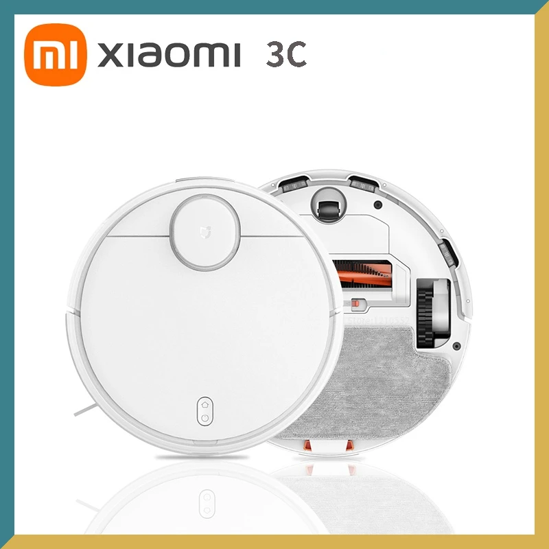 

NEW 2022 XIAOMI MIJIA Vacuum Cleaners 3C Sweeping Cleaner Washing Mopping LDS Laser Navigation 4000PA Cyclone Suction MiHome App