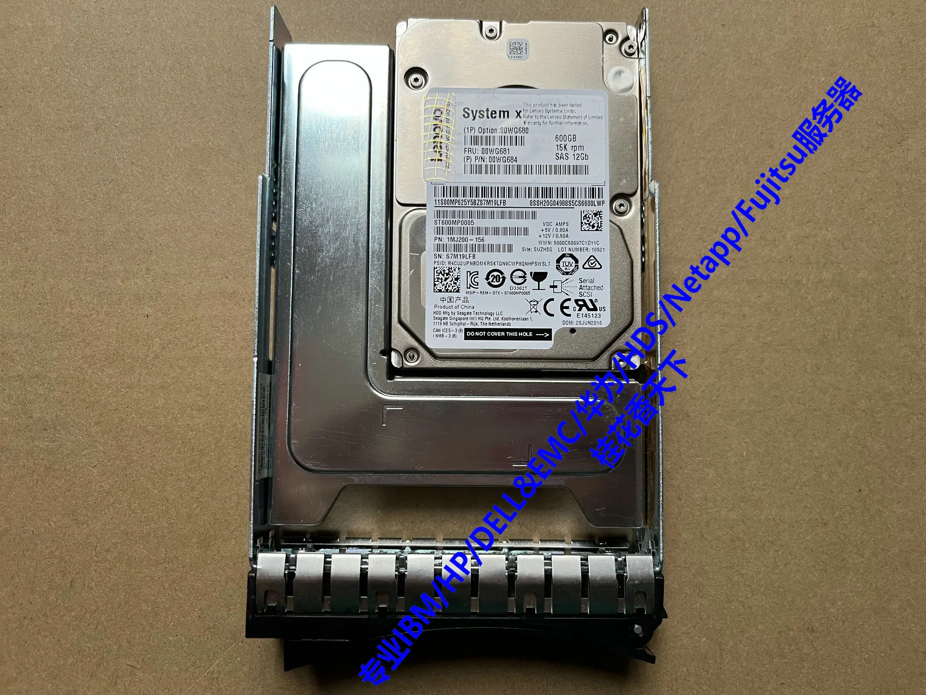 IBM 00WG681 600G 15K SAS 12G 3.5 00WG680 00WG644 Server Hard Disk
IBM 00WG681 600G 15K SAS 12G 3.5 00WG680 00WG644 Server Hard Disk