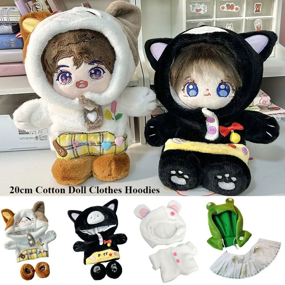 Cotton Stuffed Dolls Idol Doll Outfit Mini Clothes 20cm Doll Clothes Tiger/Cat/Rabbit Fur Coat Doll Pants Doll Hoodies
Cotton Stuffed Dolls Idol Doll Outfit Mini Clothes 20cm Doll Clothes Tiger/Cat/Rabbit Fur Coat Doll Pants Doll Hoodies