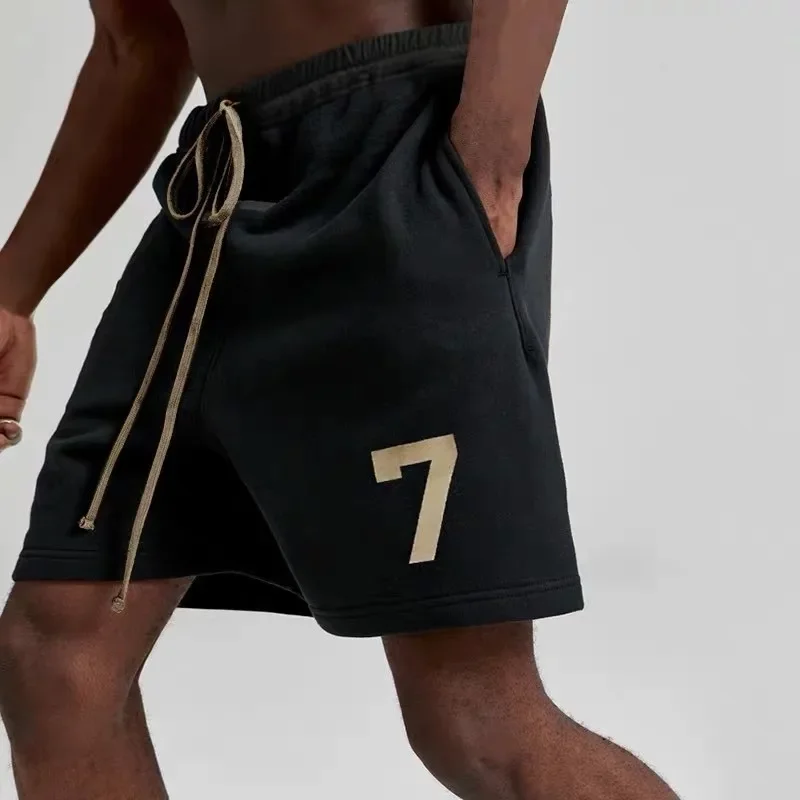 ESSENTIALS Season 7 Fashion Shorts 7 Letter Flocking Print Cotton Pants Trend Brand Couple Casual Drawstr Capris Shorts
ESSENTIALS Season 7 Fashion Shorts 7 Letter Flocking Print Cotton Pants Trend Brand Couple Casual Drawstr Capris Shorts