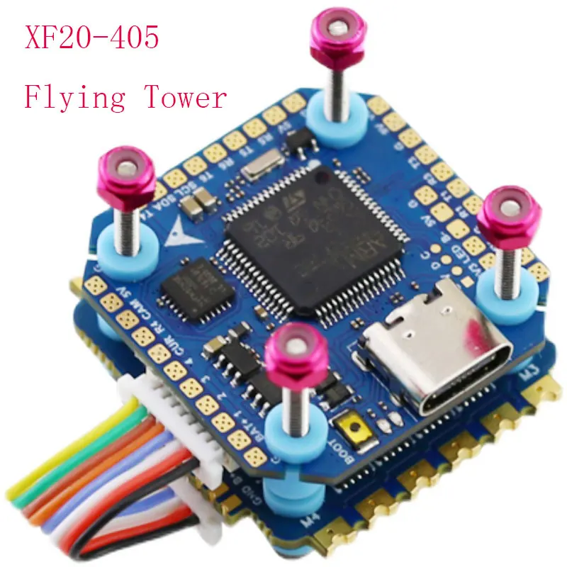 Mini Flight XF20-405 Control 35A Four-in-One ESC Video Transmission Adjustable Power FPV Four-axis Crossover Flying Tower
Mini Flight XF20-405 Control 35A Four-in-One ESC Video Transmission Adjustable Power FPV Four-axis Crossover Flying Tower