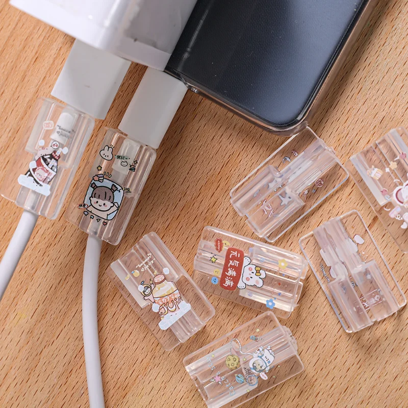 Cartoon Cable Protector Transparent Winder Organizer Tpu Wearproof Data Cable Protection for Charging Cable for Iphone Cable
Cartoon Cable Protector Transparent Winder Organizer Tpu Wearproof Data Cable Protection for Charging Cable for Iphone Cable