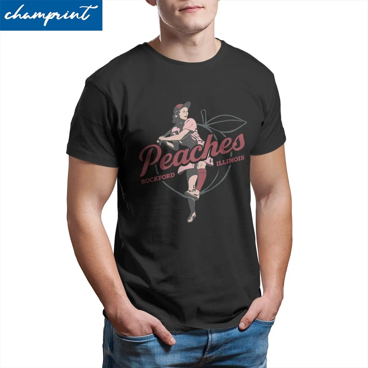 Humor Rockford Peaches T-Shirt for Men 100% Cotton T Shirts A League of Their Own Short Sleeve Tees 4XL 5XL 6XL Clothes
Humor Rockford Peaches T-Shirt for Men 100% Cotton T Shirts A League of Their Own Short Sleeve Tees 4XL 5XL 6XL Clothes