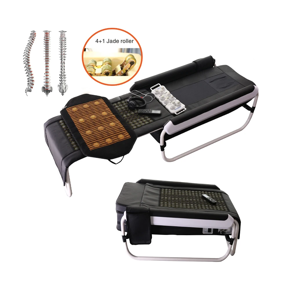 Ceragm Superior Quality Korean far infrared thermal 3d natural jade roller massage table V3 master electric spa massage bed
Ceragm Superior Quality Korean far infrared thermal 3d natural jade roller massage table V3 master electric spa massage bed