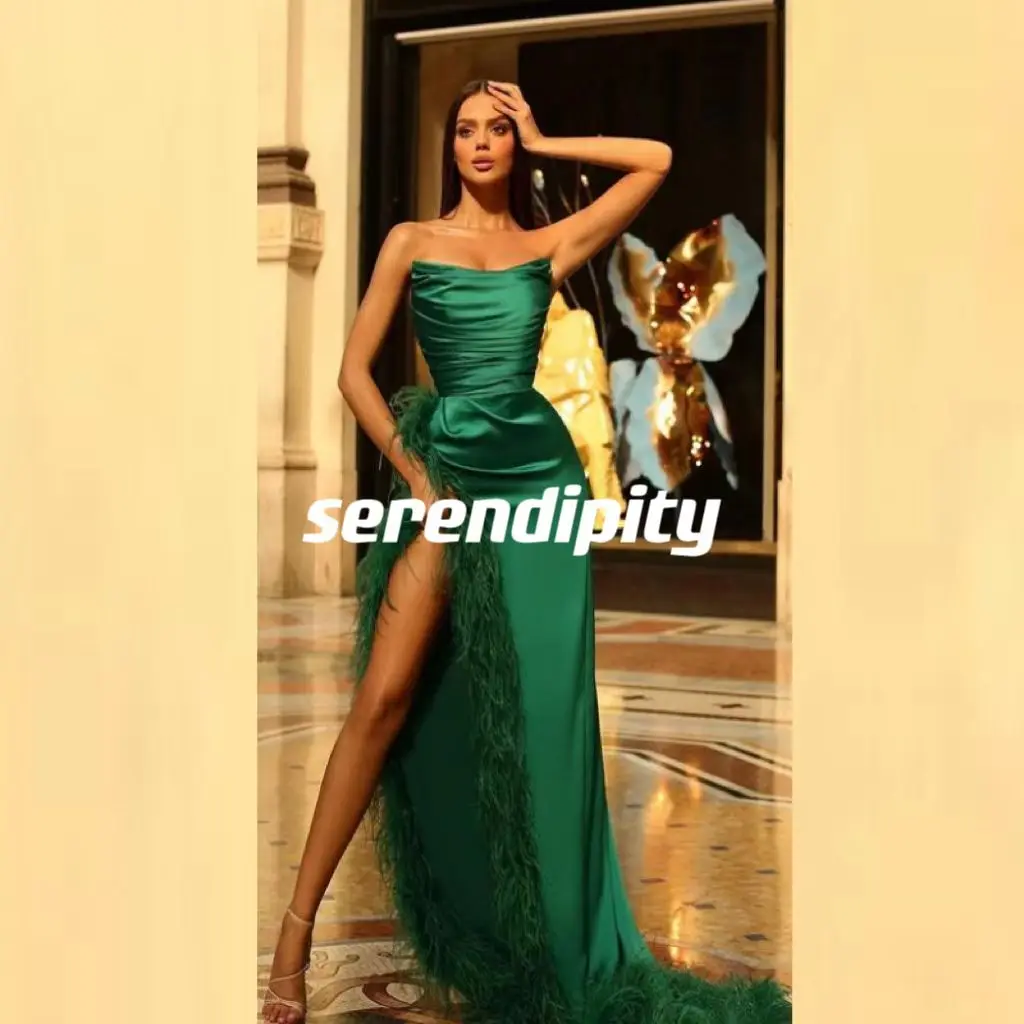 Serendipity Ball-Gown Strapless Floor-length Ruffle Feather Satin Zipper Up Sleeveless Evening Dresses Spring New 20230303-3
Serendipity Ball-Gown Strapless Floor-length Ruffle Feather Satin Zipper Up Sleeveless Evening Dresses Spring New 20230303-3