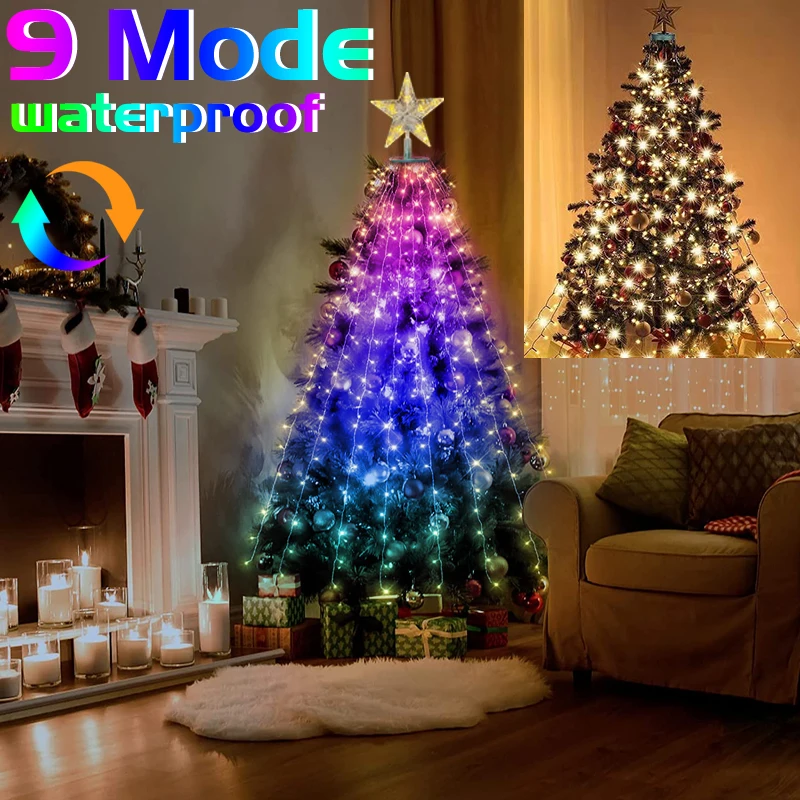 Новинка, светильник-водопад на рождественскую елку, 2 м, 400 светодиодов, декоративные светильники со звездой для рождевечерние, домашний дек...
Новинка, светильник-водопад на рождественскую елку, 2 м, 400 светодиодов, декоративные светильники со звездой для рождевечерние, домашний дек...