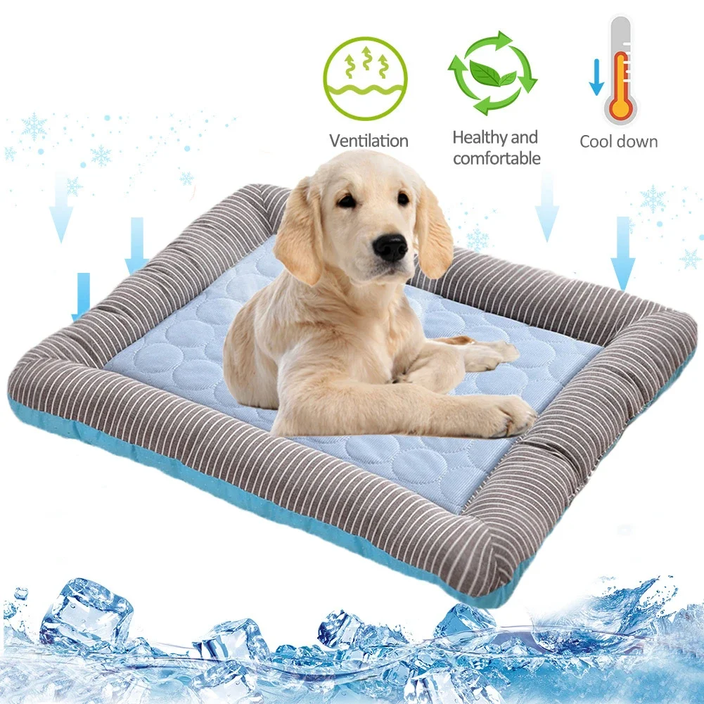 Summer Pet Mat Removable Washable Ice Silk Dog Cooling Mat for Large Dog Ice Mat Breathable Dog Summer Mat for Medium Dog Nest
Summer Pet Mat Removable Washable Ice Silk Dog Cooling Mat for Large Dog Ice Mat Breathable Dog Summer Mat for Medium Dog Nest