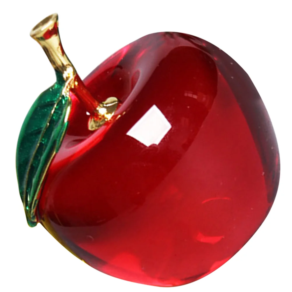 Apple Crystal Figurine Table Fruit Paperweight Christmas Decor Decorations Glass Blown Adornment Tabletopholiday Clear Lucky Eve
Apple Crystal Figurine Table Fruit Paperweight Christmas Decor Decorations Glass Blown Adornment Tabletopholiday Clear Lucky Eve