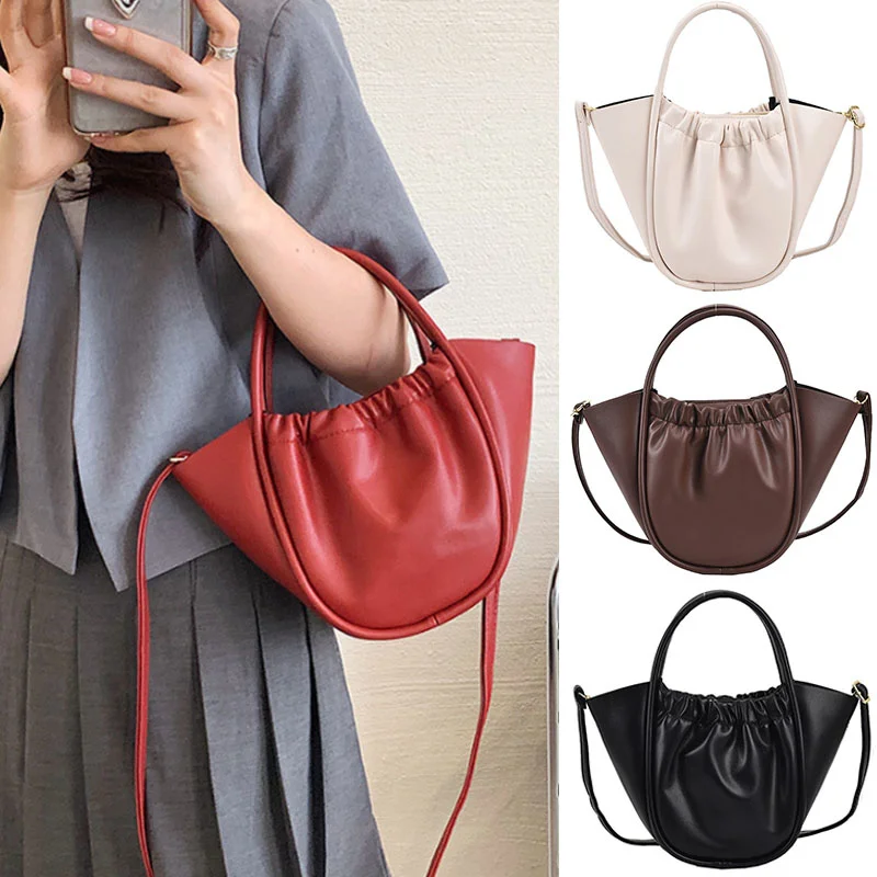 Простая дизайнерская женская мягкая сумка-хобо на плечо, роскошная брендовая сумка через плечо, Дамский клатч, сумочка, модная женская сумк... 
Простая дизайнерская женская мягкая сумка-хобо на плечо, роскошная брендовая сумка через плечо, Дамский клатч, сумочка, модная женская сумк...