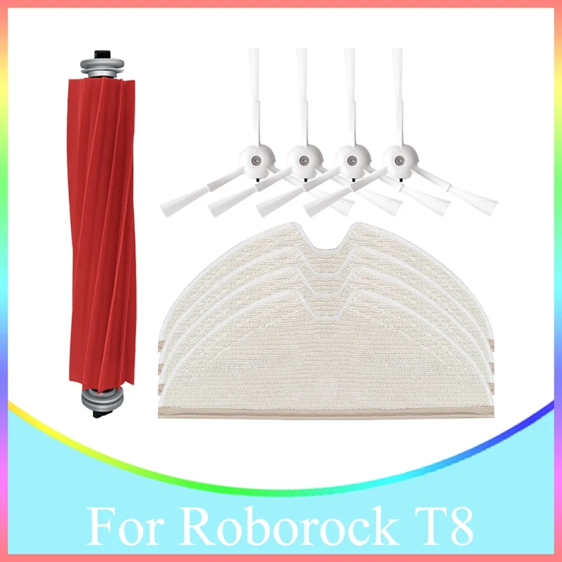 Main Brush Side Brush Mop Cloth Replacement Parts For Roborock T8 Robot Vacuum Cleaner Spare Accessories
Main Brush Side Brush Mop Cloth Replacement Parts For Roborock T8 Robot Vacuum Cleaner Spare Accessories