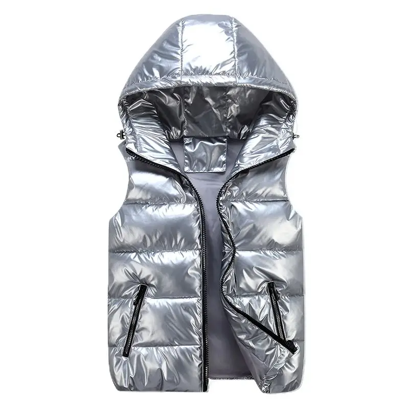 2023 New Autumn Women Shirring Hooded Topa Solid Color Cotton Padded Jacket Sleeveless Female Winter Waistcoat Coat Vest T24
2023 New Autumn Women Shirring Hooded Topa Solid Color Cotton Padded Jacket Sleeveless Female Winter Waistcoat Coat Vest T24