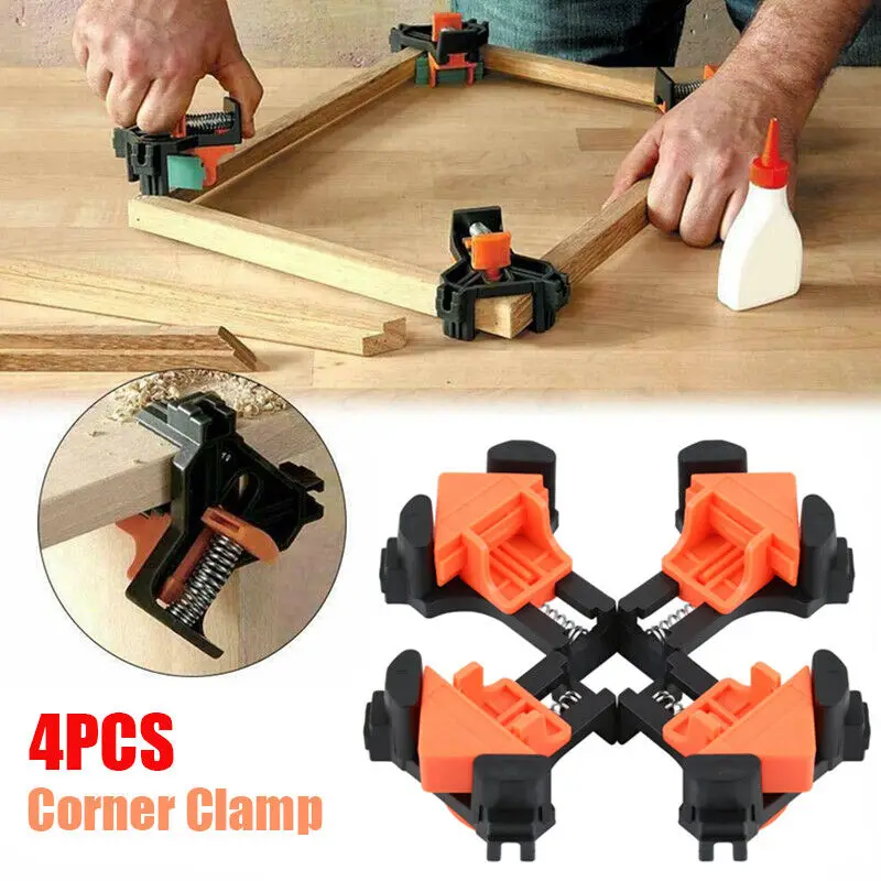 4PCS Clamp Set 60/90/120 Degrees Corner Clamp Wood Angle Clamps Woodworking Frame Clamp Corner Holder Woodworking Hand Tool
4PCS Clamp Set 60/90/120 Degrees Corner Clamp Wood Angle Clamps Woodworking Frame Clamp Corner Holder Woodworking Hand Tool