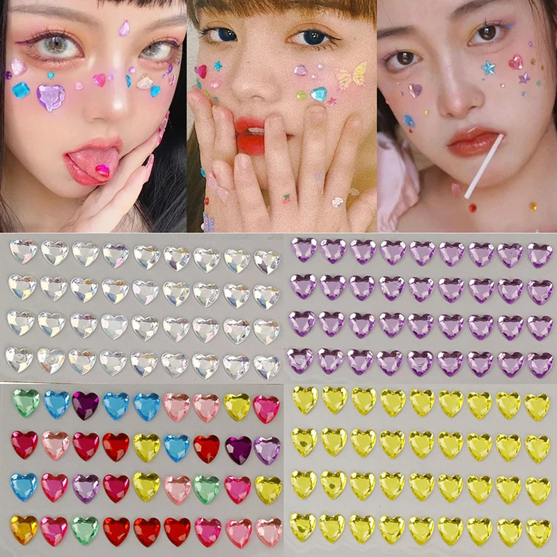 3D Love Heart Diamond Face Eyebrow Stickers Girls Acrylic Crystal Jewelry Eyeshadow Self Adhesive Nail Art Decoration Rhinestone
3D Love Heart Diamond Face Eyebrow Stickers Girls Acrylic Crystal Jewelry Eyeshadow Self Adhesive Nail Art Decoration Rhinestone