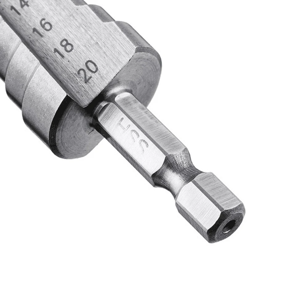 4PCS Step Drill Bit 4-12/4-20/4-32mm 6.35MM Shank HSS Sharpener Metal Hole Drills Multifunction Tool Drilling Hole
4PCS Step Drill Bit 4-12/4-20/4-32mm 6.35MM Shank HSS Sharpener Metal Hole Drills Multifunction Tool Drilling Hole