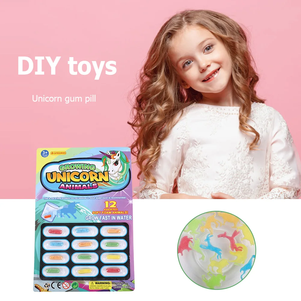 12pcs Horse Animal Magic Grow DIY Capsules Cognition Toys Larger Inflatable Toy 
12pcs Horse Animal Magic Grow DIY Capsules Cognition Toys Larger Inflatable Toy