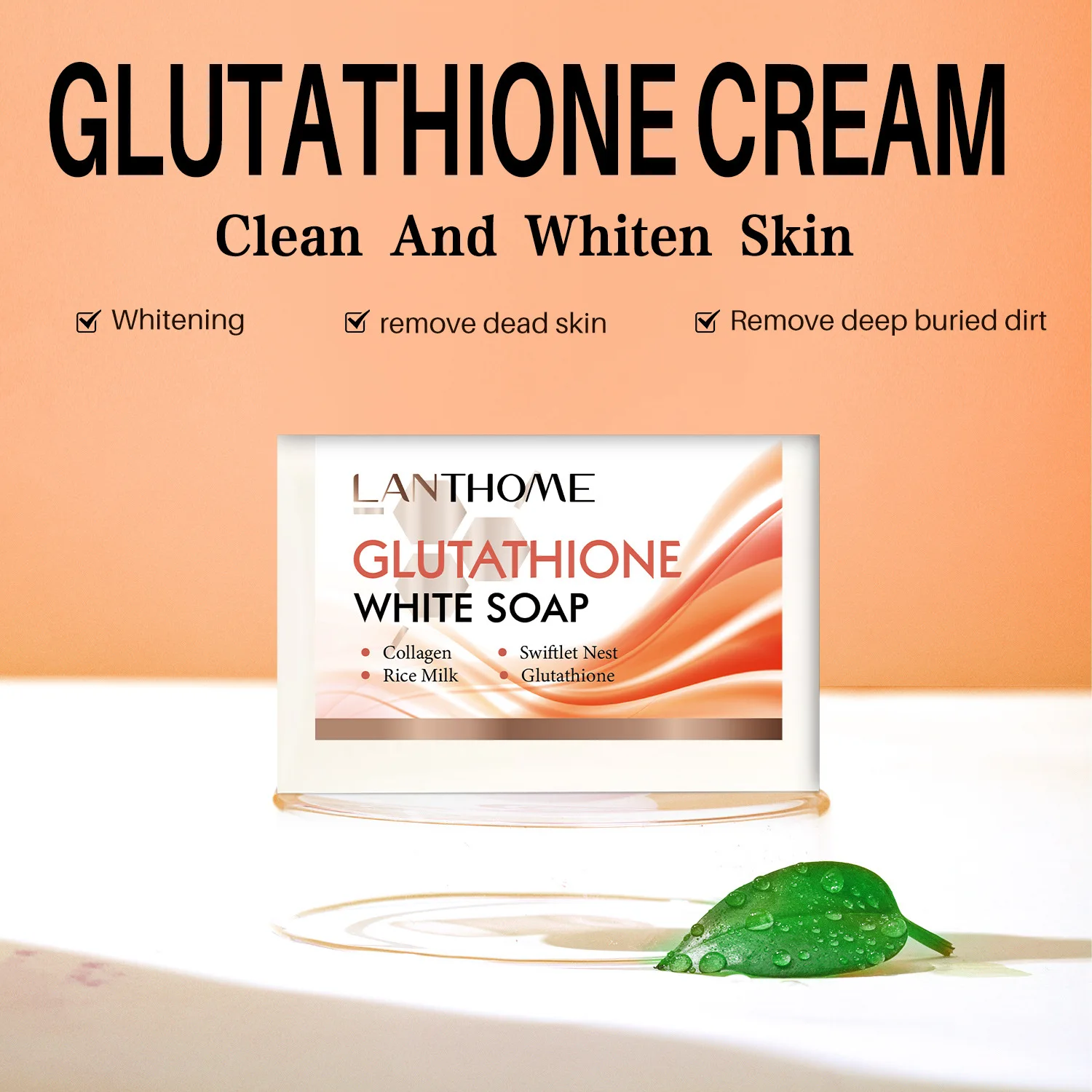 Glutathione Skin Whitening Soap Hand Soap Lighten Dark Underarm Leg Remove Dead Skin Lightening Brightening Face Glowing Skin
Glutathione Skin Whitening Soap Hand Soap Lighten Dark Underarm Leg Remove Dead Skin Lightening Brightening Face Glowing Skin