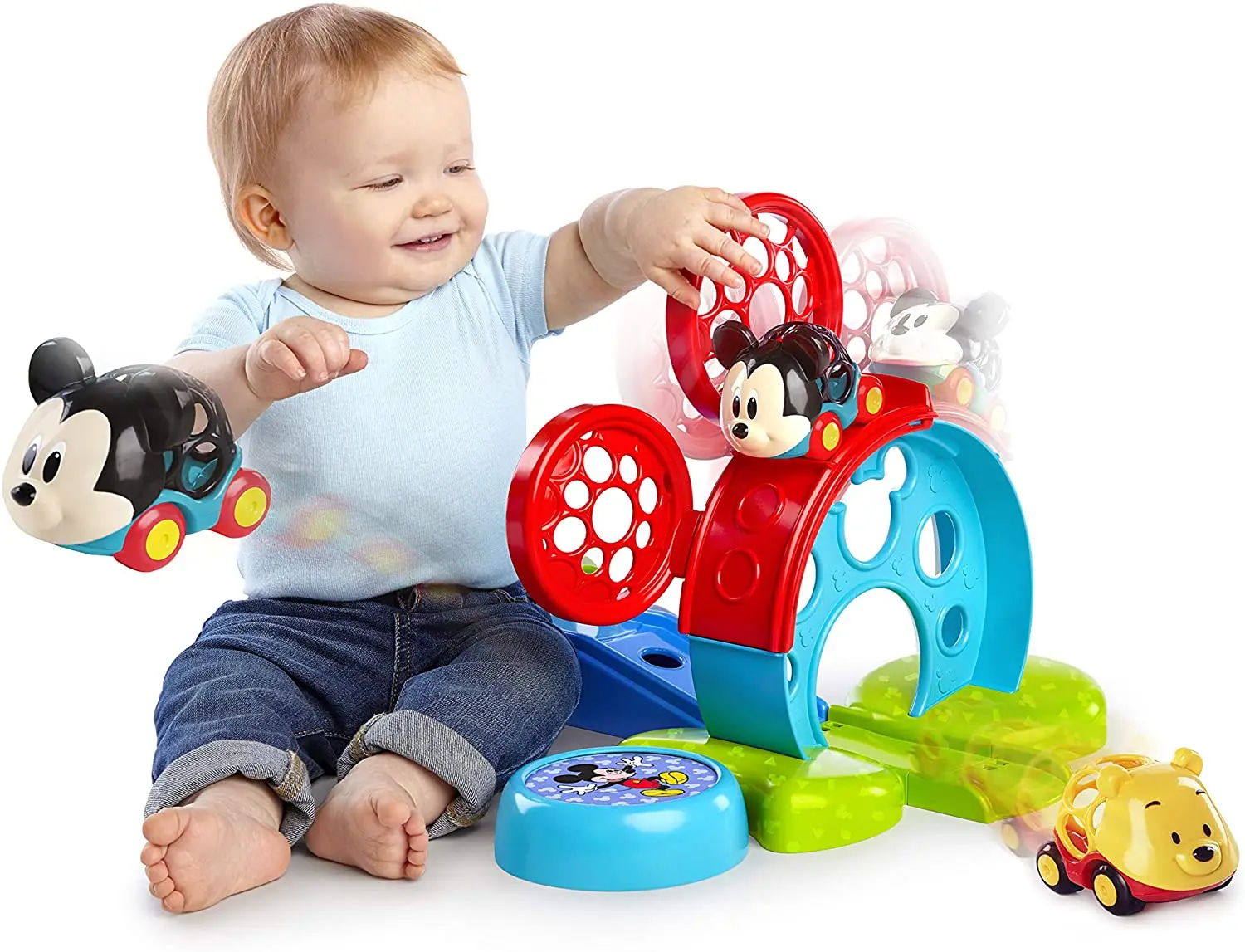 Disney Tigger Hole Car Anime Figure Mickey Children Track Trampoline Bouncing Toy Set Inertia Car Cute and Fun Children's Gift
Disney Tigger Hole Car Anime Figure Mickey Children Track Trampoline Bouncing Toy Set Inertia Car Cute and Fun Children's Gift