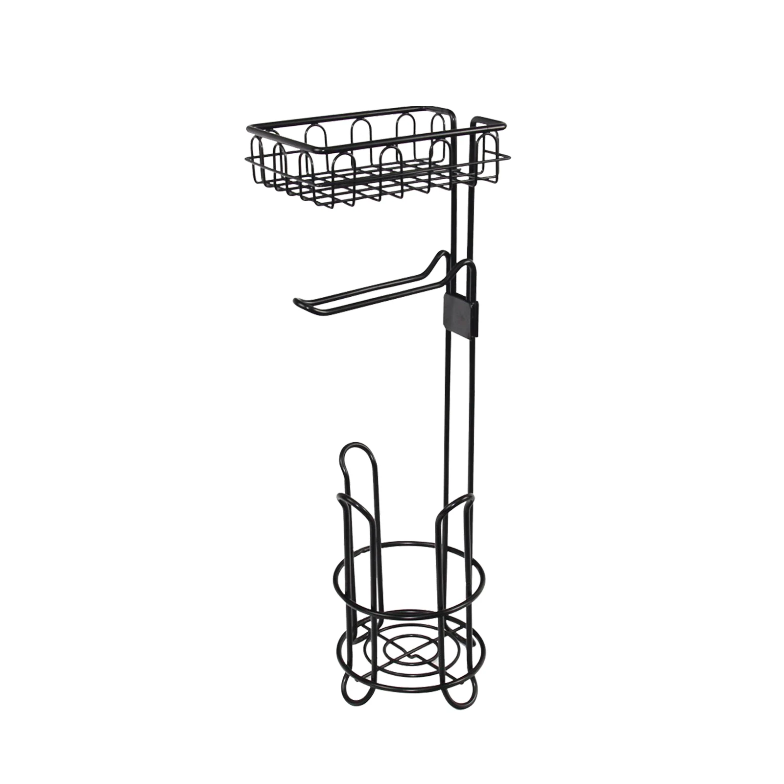 Top Shelf Black Free Standing Bathroom Storage Reserve Iron Mobile Phone Kitchen Toilet Paper Holder Practical Modern Simple
Top Shelf Black Free Standing Bathroom Storage Reserve Iron Mobile Phone Kitchen Toilet Paper Holder Practical Modern Simple