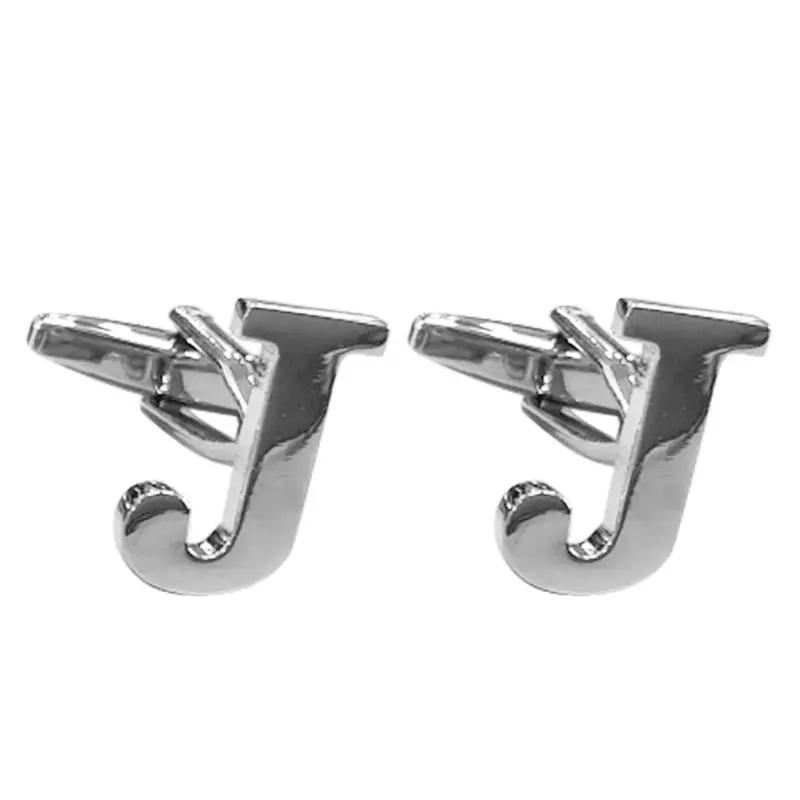 E15E Men's DIY Silver Initials Letters Business Cufflinks Wedding Gift 
E15E Men's DIY Silver Initials Letters Business Cufflinks Wedding Gift