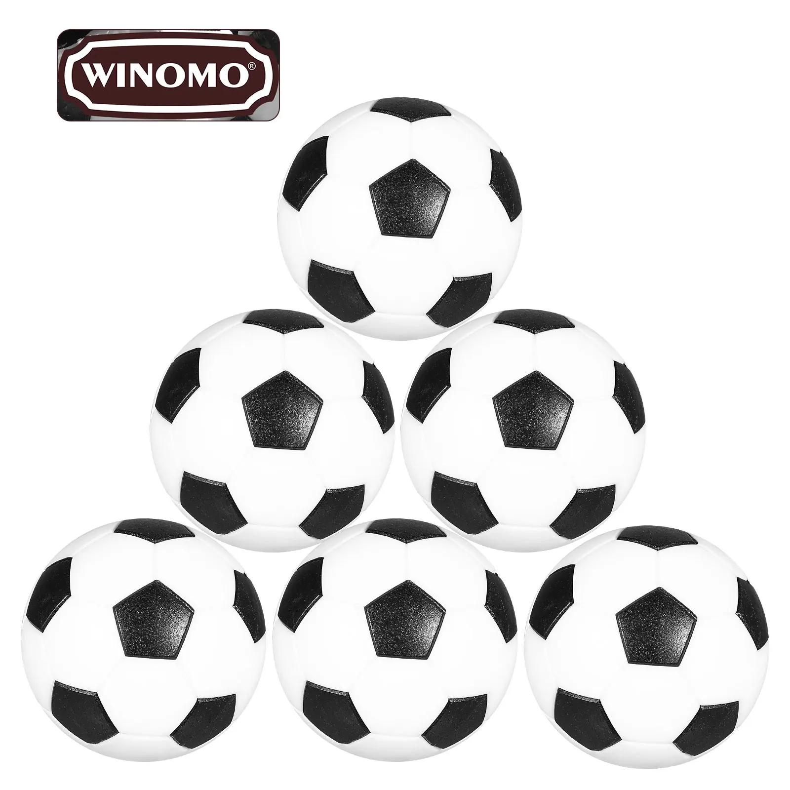 6pcs 32mm Table Soccer Footballs Replacements Mini Black and White Soccer Balls
6pcs 32mm Table Soccer Footballs Replacements Mini Black and White Soccer Balls