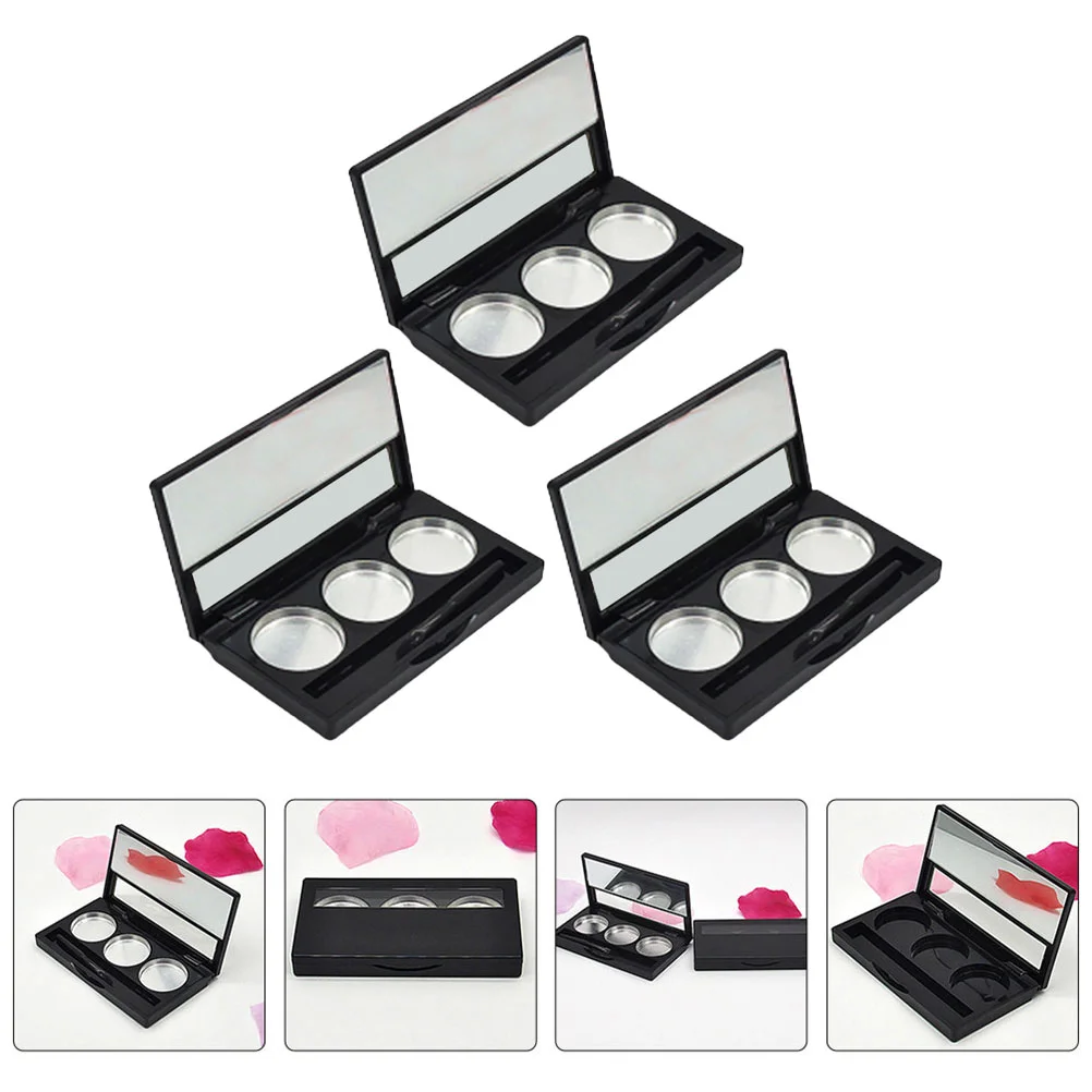 3 Pcs Empty Eye Shadow Box Makeup Containers Blush Case Lipstick Plate Plastic Eyeshadow Pan Accessories Travel
3 Pcs Empty Eye Shadow Box Makeup Containers Blush Case Lipstick Plate Plastic Eyeshadow Pan Accessories Travel