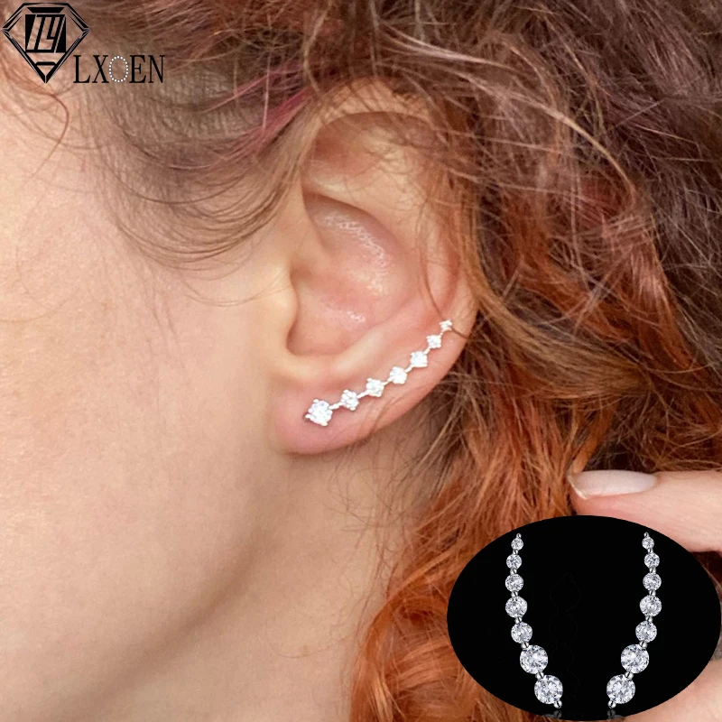 LXOEN New Arrival Hot Sell Fashion Shiny Seven Stars Zirconia Stud Earrings for Women Silver Color Party Bridal Jewelry Gift
LXOEN New Arrival Hot Sell Fashion Shiny Seven Stars Zirconia Stud Earrings for Women Silver Color Party Bridal Jewelry Gift