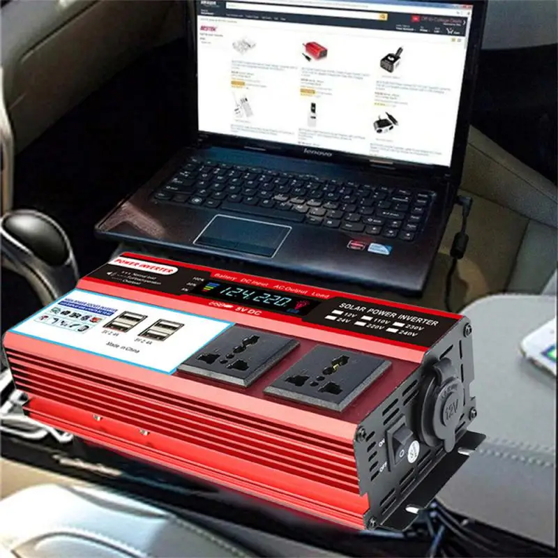 Multifunctional LCD Inverter 3000W 5000W 8000W 10000W Car Power Inverter 12V 220V Car Charger Converter Adapter Converter 50HZ
Multifunctional LCD Inverter 3000W 5000W 8000W 10000W Car Power Inverter 12V 220V Car Charger Converter Adapter Converter 50HZ