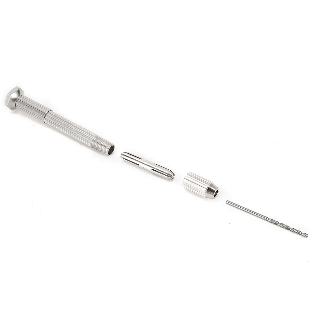 Mini Aluminium Alloy Hand Drill With Keyless Chuck 0.8mm-3.0mm HSS Drill Bits For Wood Plastic Rubber And Other Materials
Mini Aluminium Alloy Hand Drill With Keyless Chuck 0.8mm-3.0mm HSS Drill Bits For Wood Plastic Rubber And Other Materials
