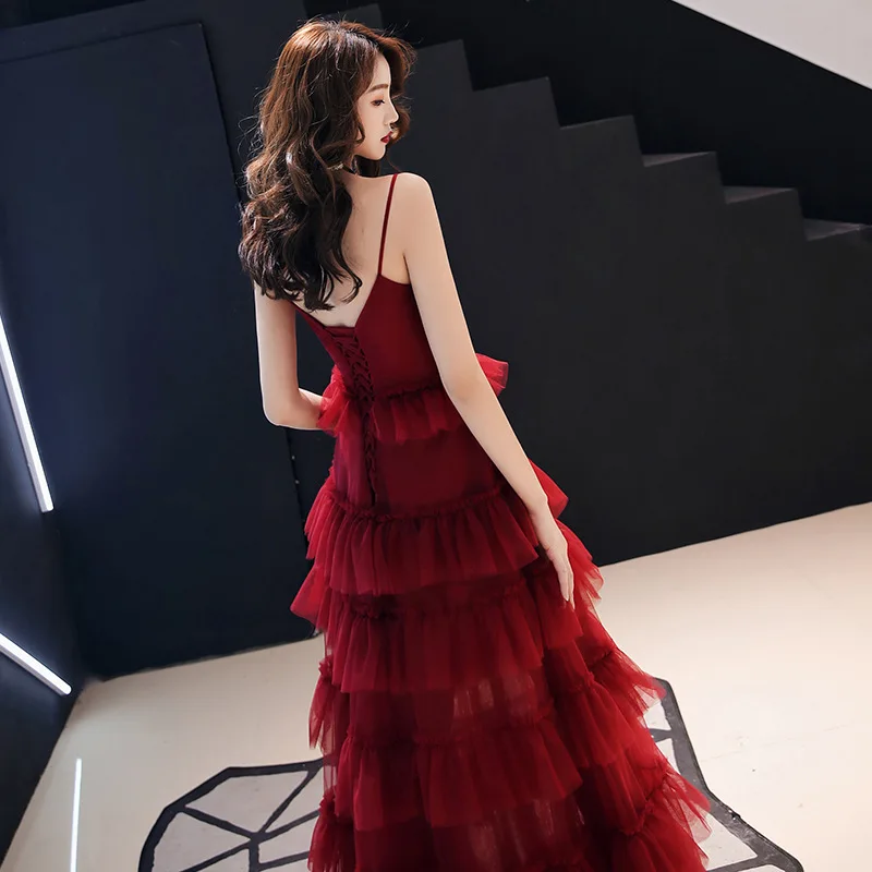 New Elegant Club Party Mesh Dress Women High Quality Sexy Suspenders Cake Dress Female Red Long Maxi Dress Robe Holiday Dress
New Elegant Club Party Mesh Dress Women High Quality Sexy Suspenders Cake Dress Female Red Long Maxi Dress Robe Holiday Dress