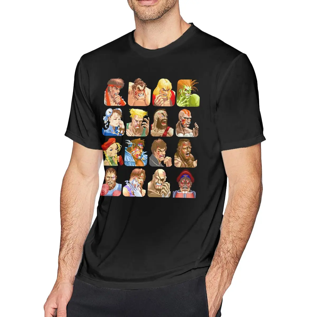 Defeated Portraits Super Street Fighter T Shirt Men's Cotton Funny T-Shirt O Neck Street Fighter Games Tees Short Sleeve
Defeated Portraits Super Street Fighter T Shirt Men's Cotton Funny T-Shirt O Neck Street Fighter Games Tees Short Sleeve