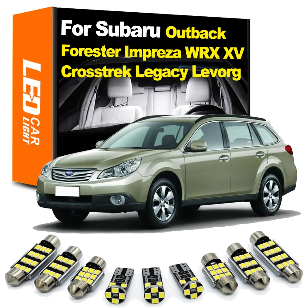 

Zoomsee For Subaru Outback BP BR BS Forester SG SH SJ SK Impreza WRX STI XV Crosstrek Legacy BRZ Levorg Interior LED Light Kit