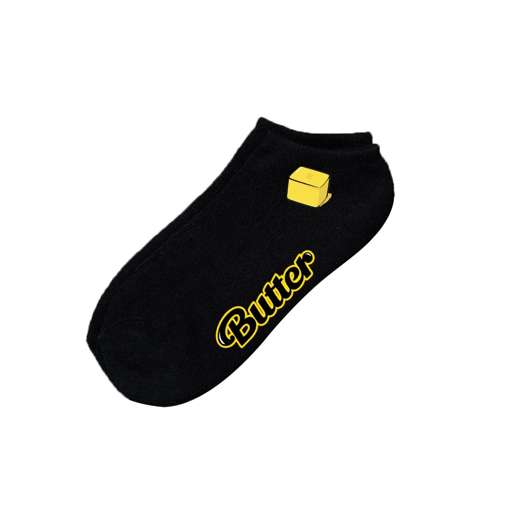 KPOP Bangtan Boys Butter Sock Summer boys and girls short colored socks casual breathable cotton socks
KPOP Bangtan Boys Butter Sock Summer boys and girls short colored socks casual breathable cotton socks
