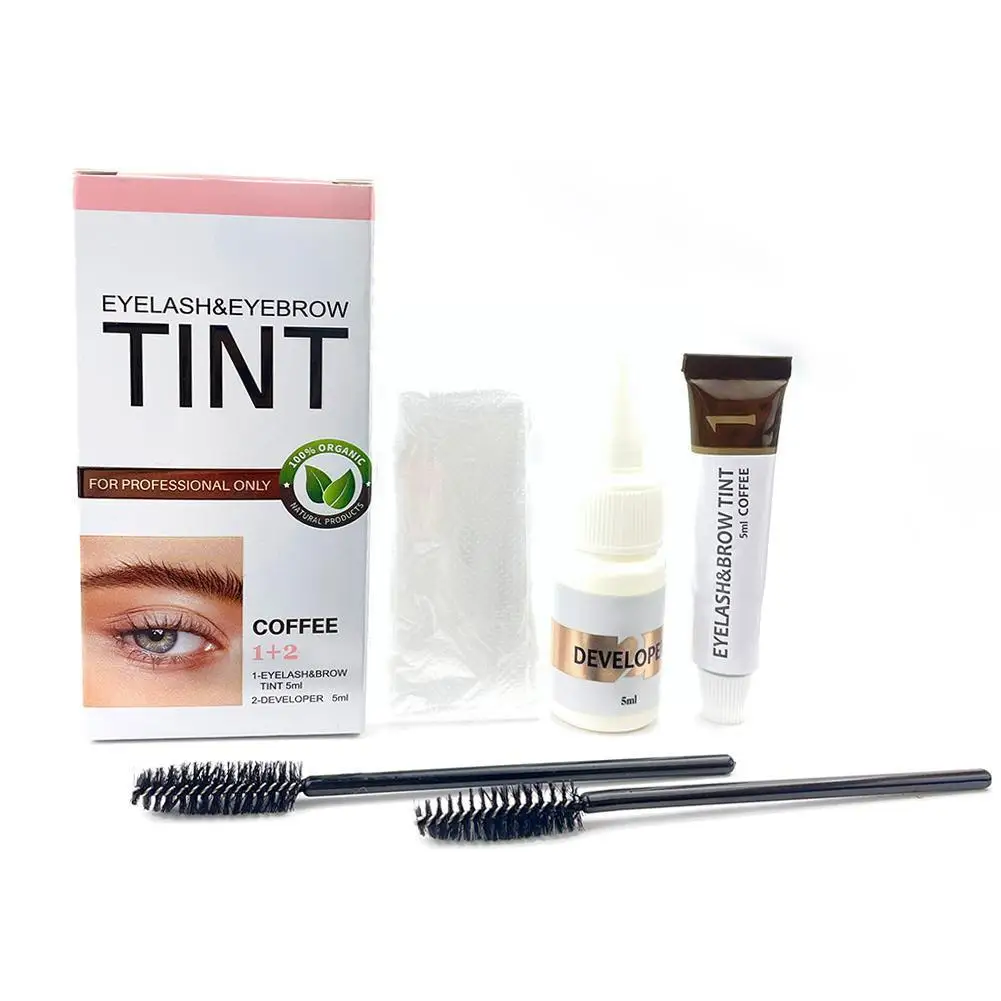 

Eyelash & Eyebrow Dye Tint Kit Waterproof 15 Mins Fast Dye Dye Brow Tools Makeup Brow Permanent Lash Enhance Lasting Long I4D4