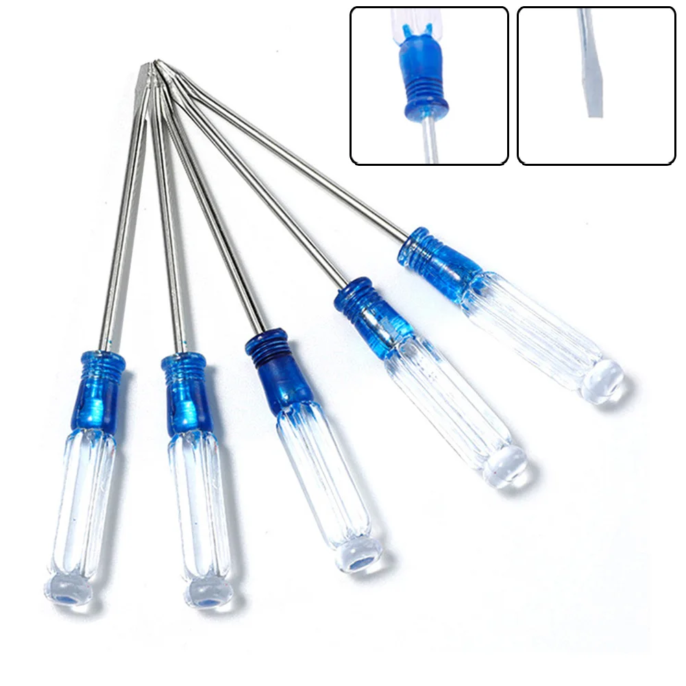5pcs Small Slotted Cross Screwdriver Magnetic Screwdrivers 130mm Length 3mm Head Precision Screw Driver Hand Tools
5pcs Small Slotted Cross Screwdriver Magnetic Screwdrivers 130mm Length 3mm Head Precision Screw Driver Hand Tools