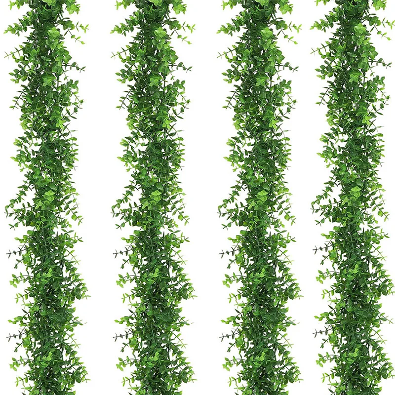 1.8M Eucalyptus Artificial Plants Hanging Vines Eucalyptus Garland for Christmas Wedding Backdrop Arch DIY Home Wall Decoration
1.8M Eucalyptus Artificial Plants Hanging Vines Eucalyptus Garland for Christmas Wedding Backdrop Arch DIY Home Wall Decoration