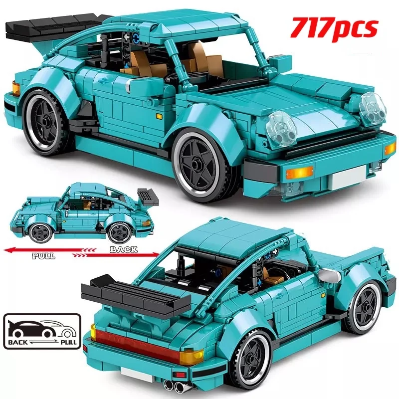 717pcs City Moc Technical Pull Back Racing Car Building Block Mechanical Sports Vehicle Supercar Model Bricks Toys For Children
717pcs City Moc Technical Pull Back Racing Car Building Block Mechanical Sports Vehicle Supercar Model Bricks Toys For Children