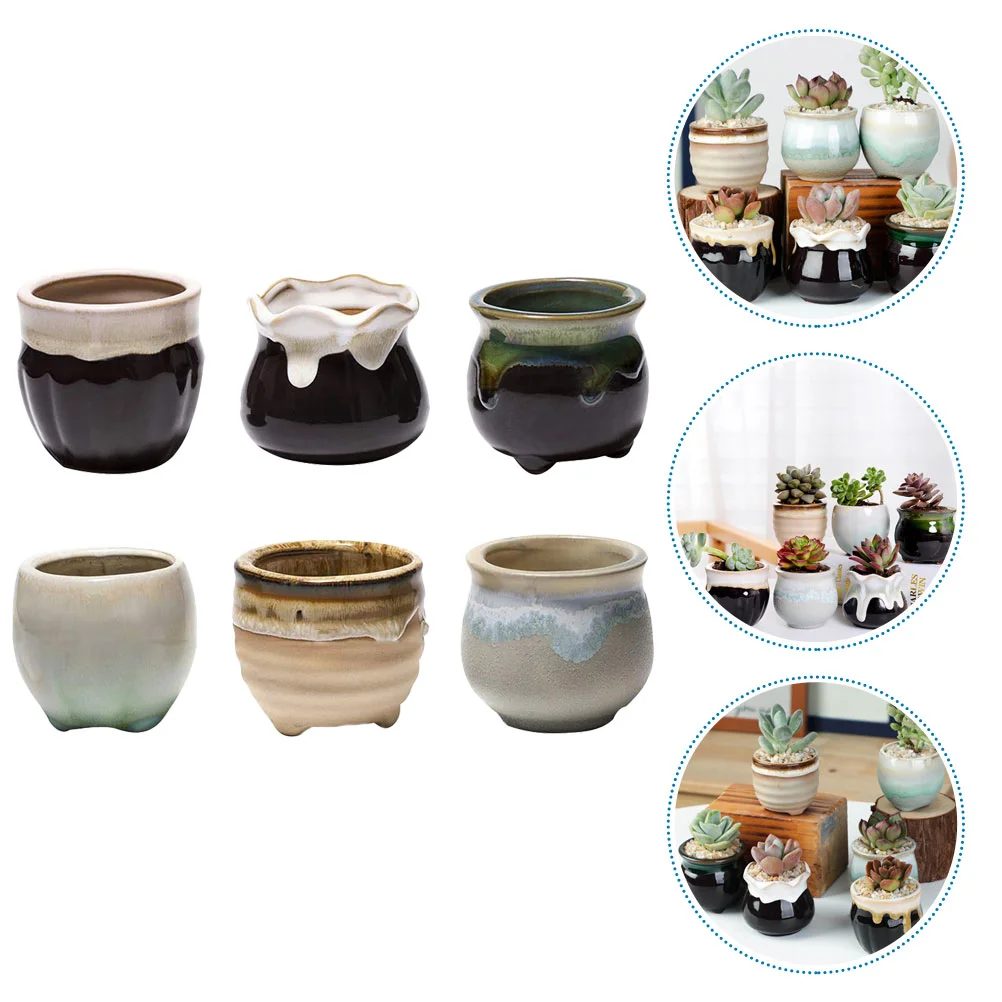 Pot Potsbonsai Small Ceramic Planter Decorativevase Flower Planters Herb Mini Garden Home Succulents Container Delicate
Pot Potsbonsai Small Ceramic Planter Decorativevase Flower Planters Herb Mini Garden Home Succulents Container Delicate