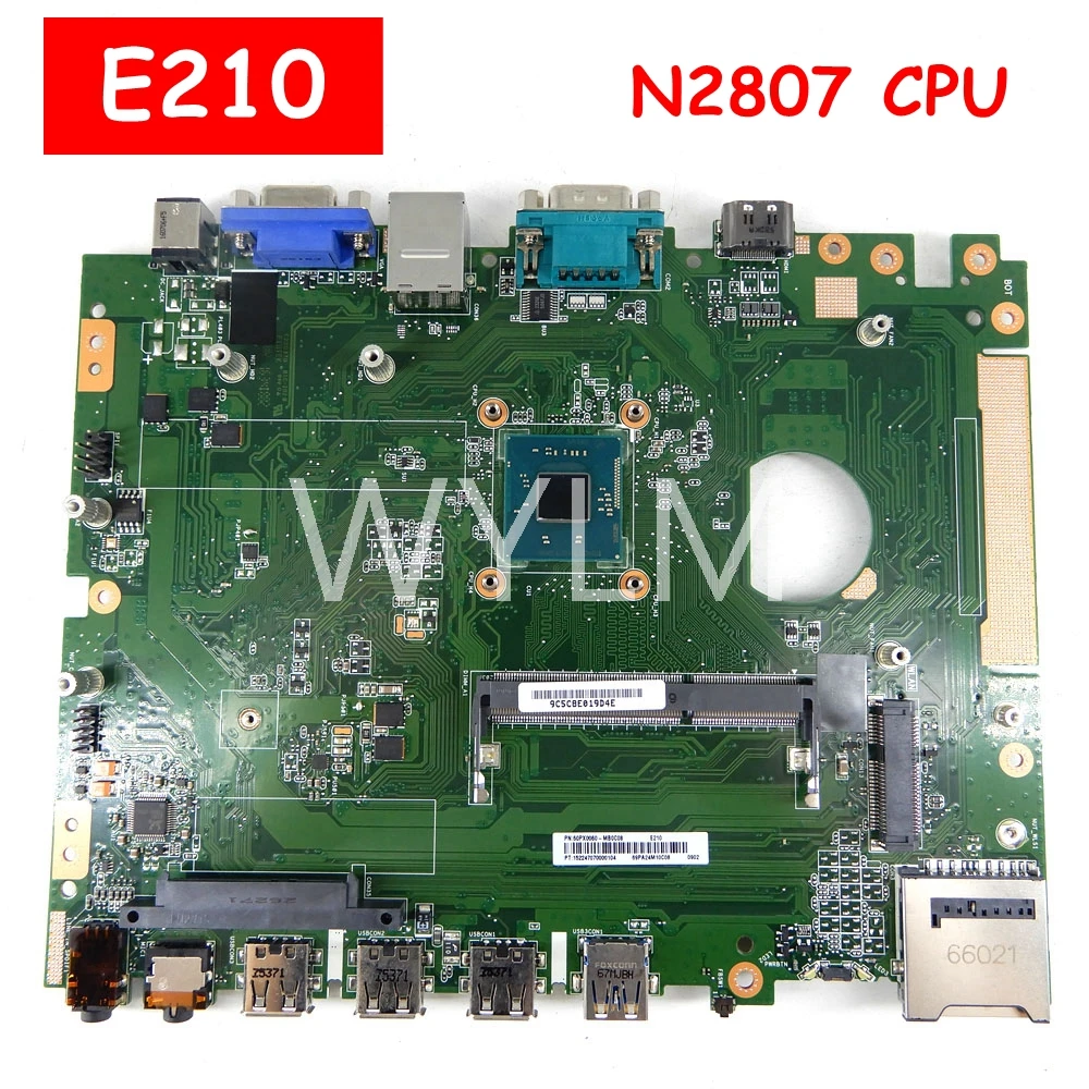 Материнская плата E210 для ASUS E210, универсальная материнская плата для настольного компьютера, тестирование материнской платы E210, 100% ОК
Материнская плата E210 для ASUS E210, универсальная материнская плата для настольного компьютера, тестирование материнской платы E210, 100% ОК