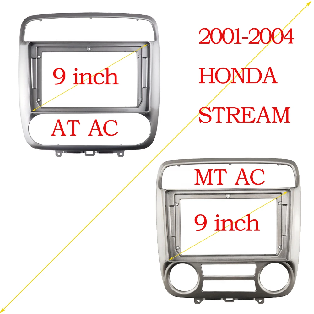 9" Car 2 Din Audio Face Plate Fascia Frame Honda Stream 01-04 9INCH Big Screen Radio Stereo Panel Dash Mount Refitting Kit
9" Car 2 Din Audio Face Plate Fascia Frame Honda Stream 01-04 9INCH Big Screen Radio Stereo Panel Dash Mount Refitting Kit