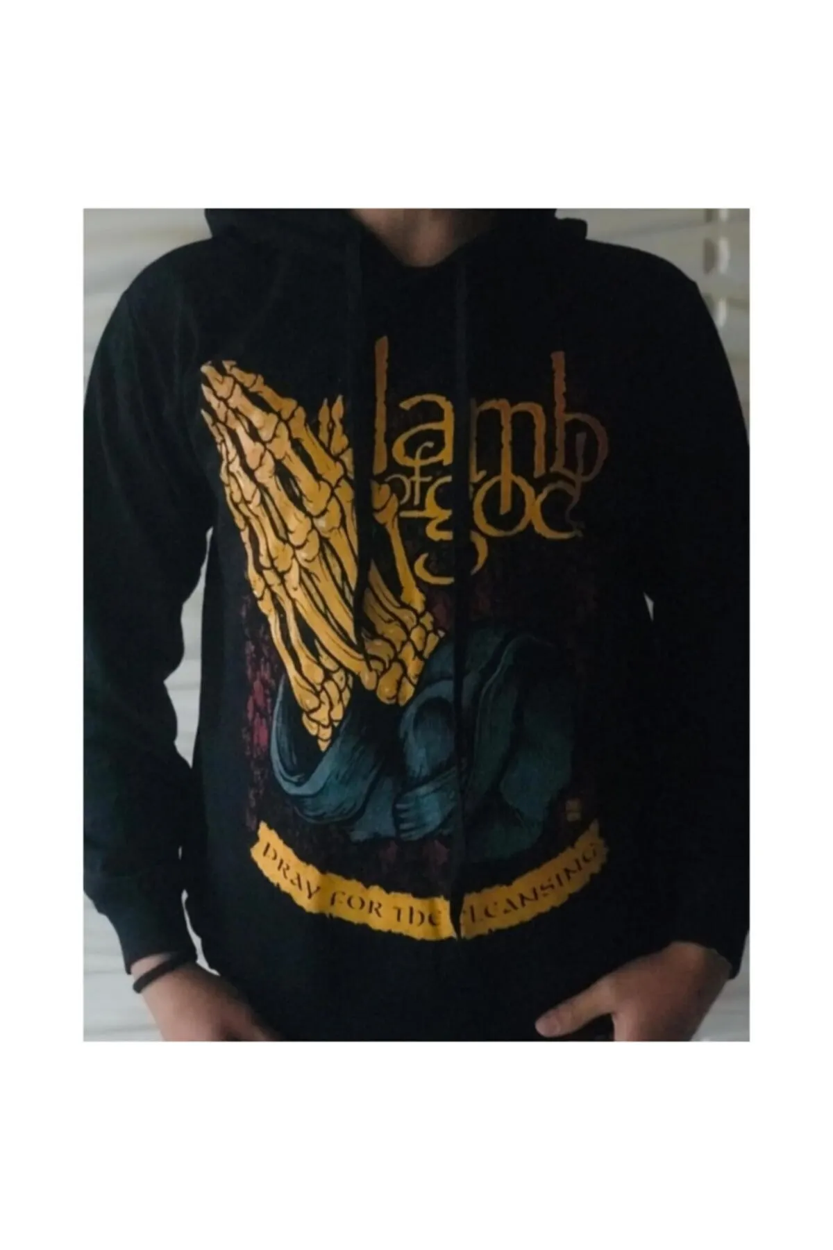 Women's Sweatshirt Lamb Of God Printed Hoodies Fashion All Season New Designer Pullovers Fleece Hoodies
Women's Sweatshirt Lamb Of God Printed Hoodies Fashion All Season New Designer Pullovers Fleece Hoodies