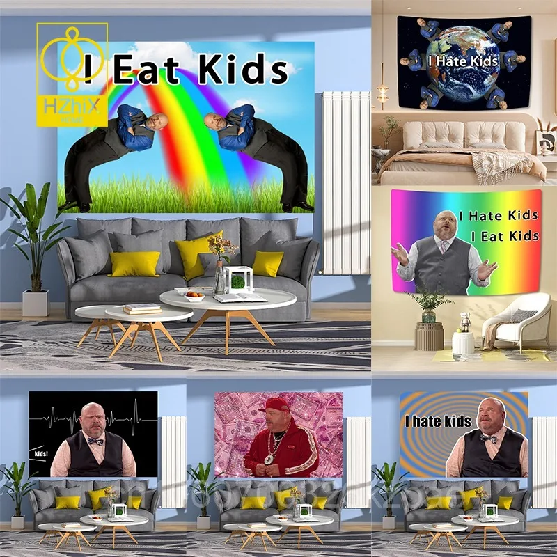 Bertram Eat Kids Printed Tapestry Funny Meme Aesthetic Wall Hanging Carpets Mat Towel Sofa Blanket Bedspread Living Room Decor 
Bertram Eat Kids Printed Tapestry Funny Meme Aesthetic Wall Hanging Carpets Mat Towel Sofa Blanket Bedspread Living Room Decor