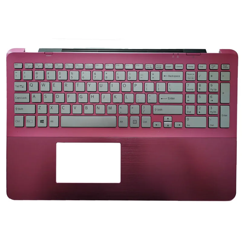 Новая английская клавиатура для SONY Vaio SVF15A SVF15A1C5E с розовым упором для рук верхняя крышка 5JGD6PHN090
Новая английская клавиатура для SONY Vaio SVF15A SVF15A1C5E с розовым упором для рук верхняя крышка 5JGD6PHN090