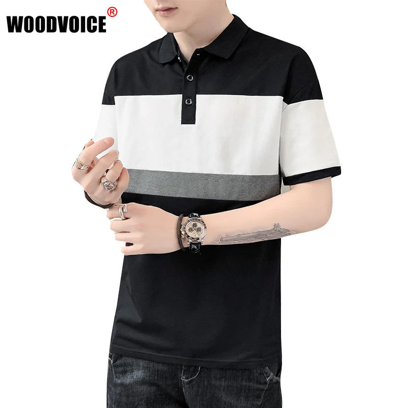 Men Casual Polo Shirts Summer Loose Breathable Stripe Polos Mens Sportswear Lapel Tops Tees Shirts Short Sleeve Male Clothing
Men Casual Polo Shirts Summer Loose Breathable Stripe Polos Mens Sportswear Lapel Tops Tees Shirts Short Sleeve Male Clothing