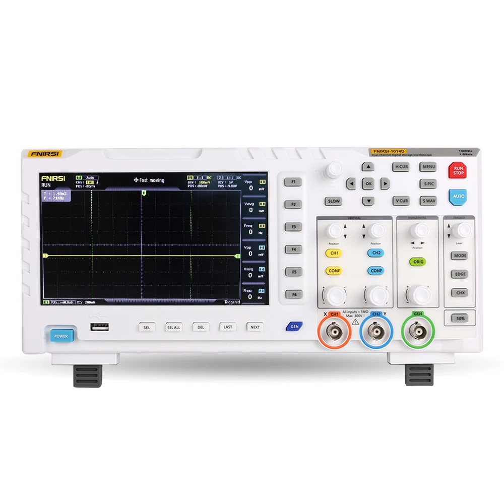 1014D 100MHz 2 Channel USB LCD Portable Oscilloscope Digital Oscilloscope Analysis Logic repair work
1014D 100MHz 2 Channel USB LCD Portable Oscilloscope Digital Oscilloscope Analysis Logic repair work